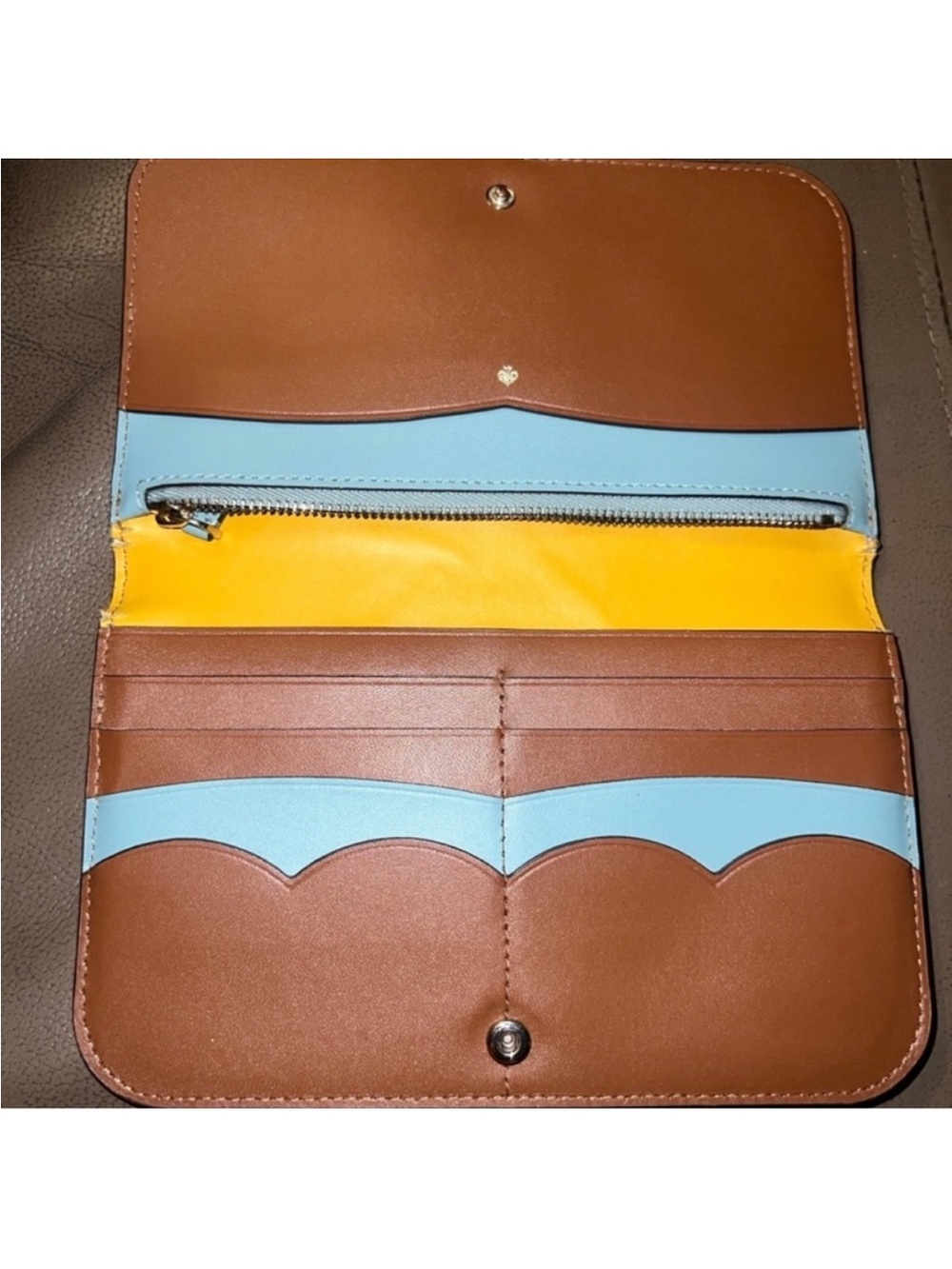 Kate Spade leather patchwork wallet - Picture 3 of 5